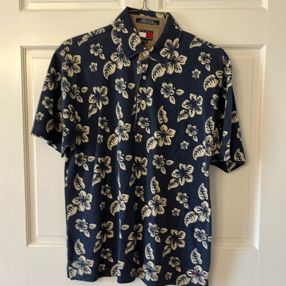 Tommy Hilfiger Men’s Floral Polo Shirt - Picture 1 of 9